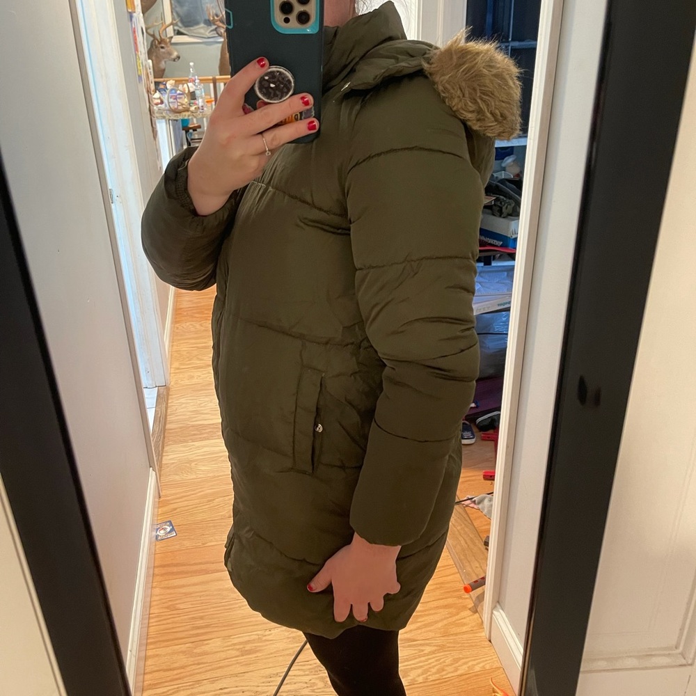 Long puffer jacket